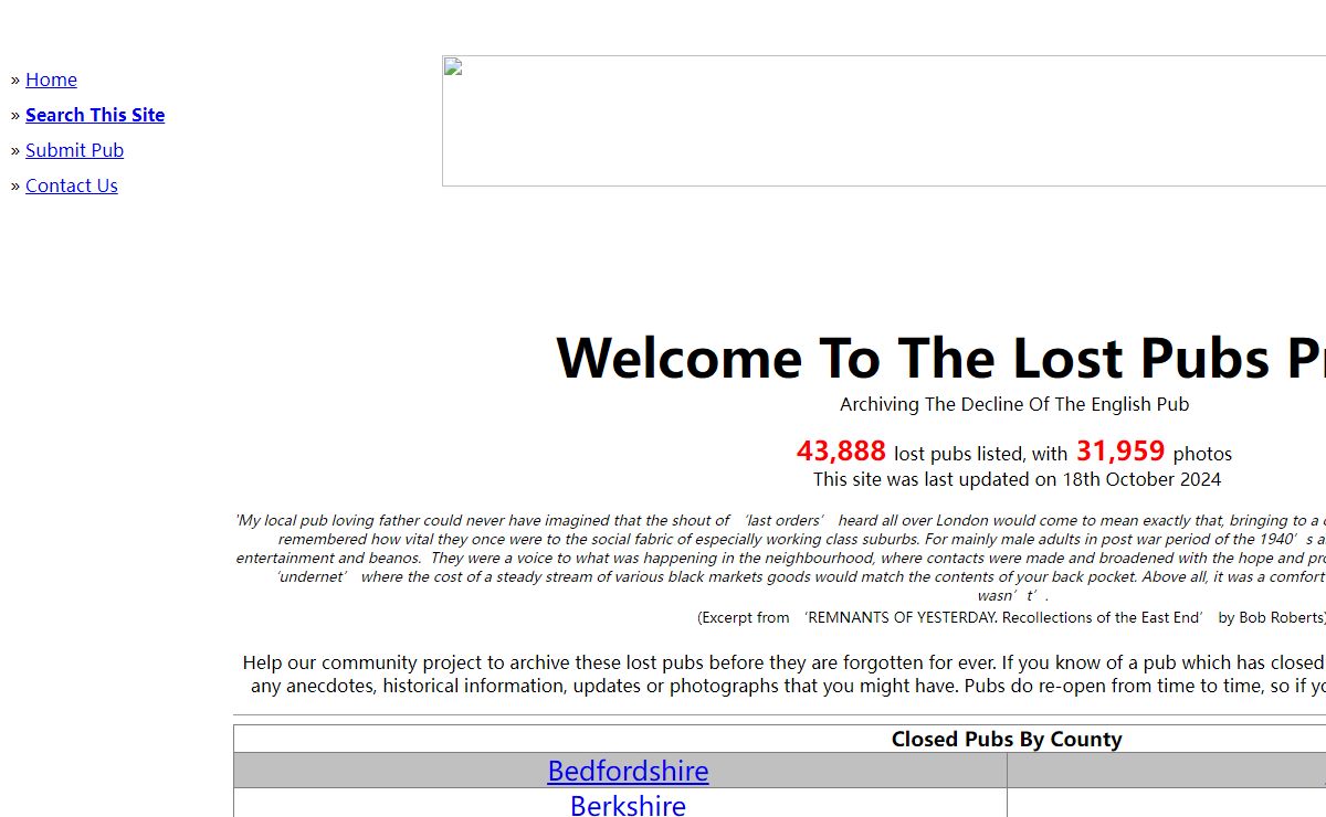 The Lost Pubs Project
