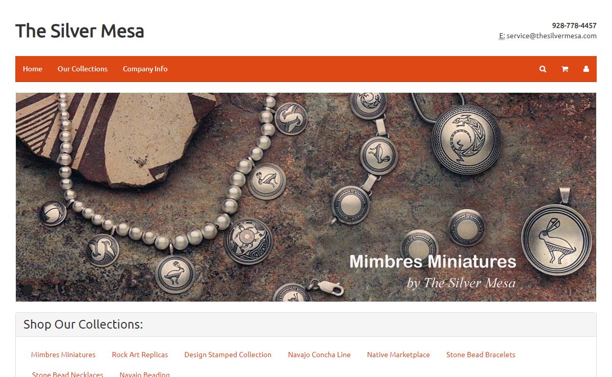 The Silver Mesa - Producers of fine Southwestern Silverwork