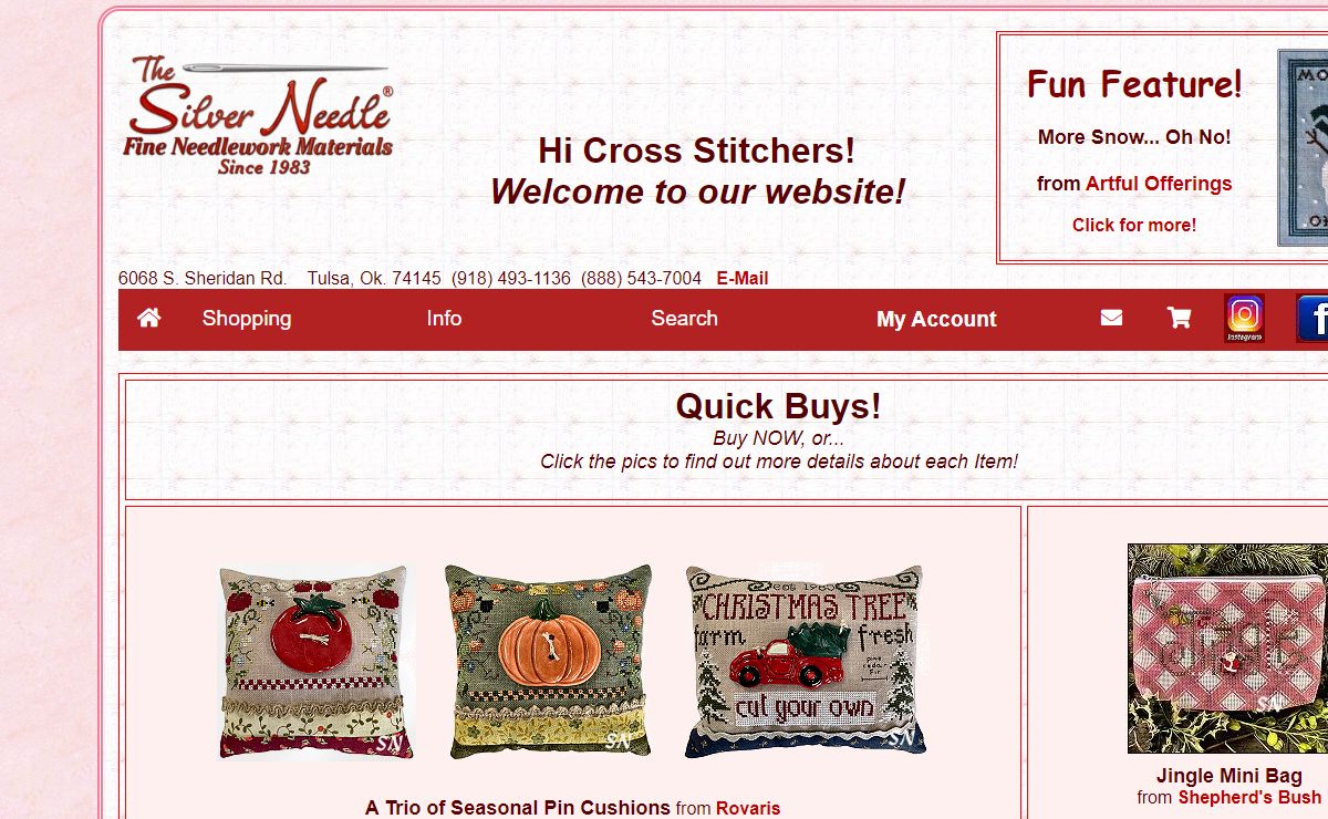 The Silver Needle, Fine Needlecraft Materials