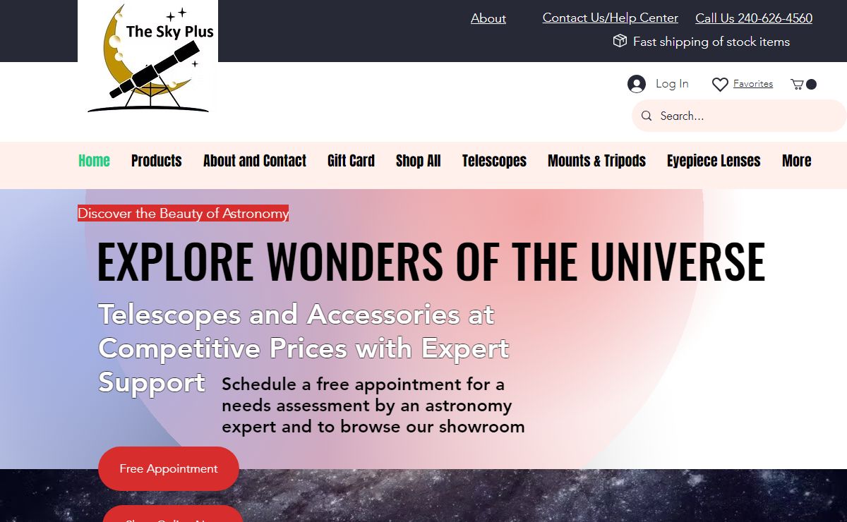 Telescopes and Astronomy Equipment | The Sky Plus | Mount Airy, MD
