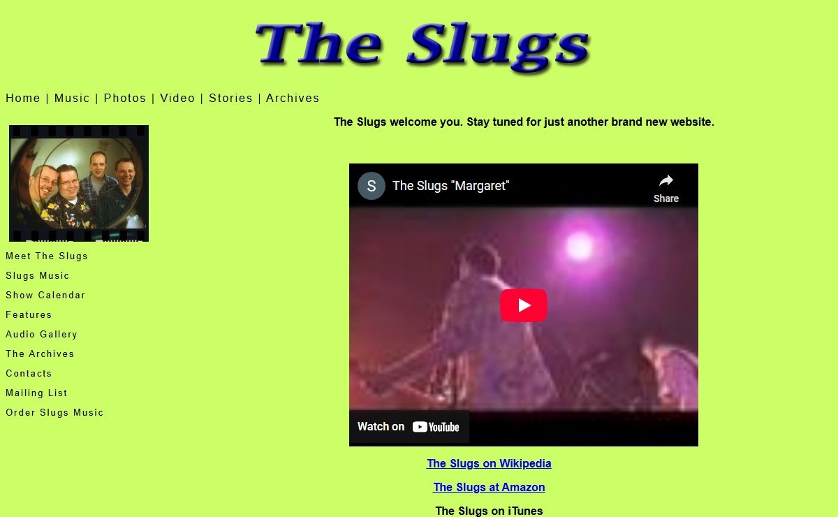 The Slugs Official Website - Pop Music from Chicago