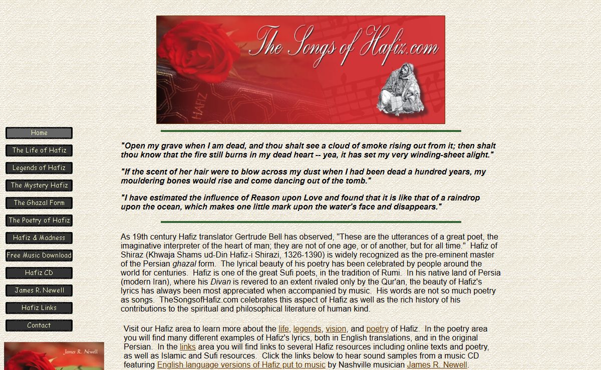 The Songs of Hafiz - Experience the poetry of Hafiz through music