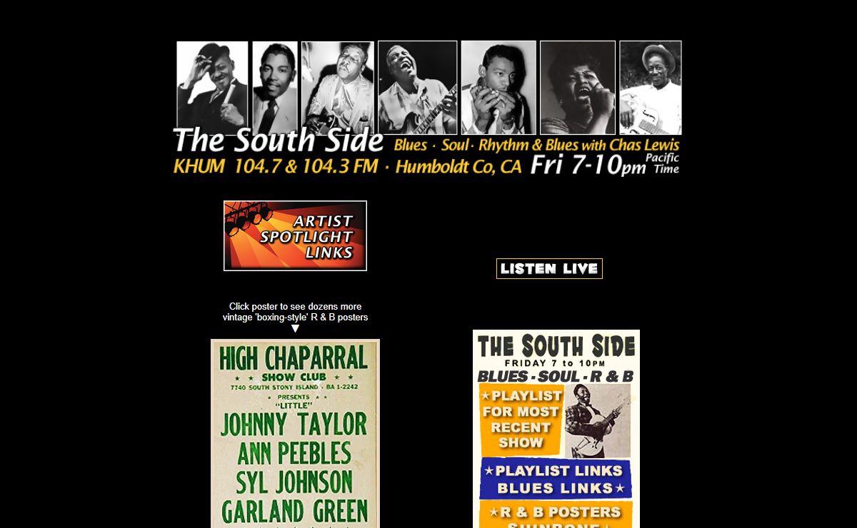 The South Side | Friday 7-10pm Pacific - KHUM 104.7 and 104.3 FM
