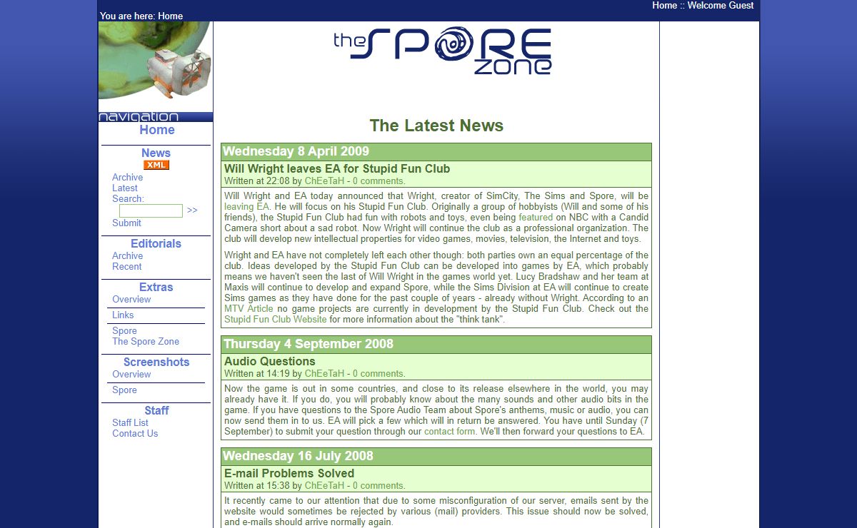 The Spore Zone || Home