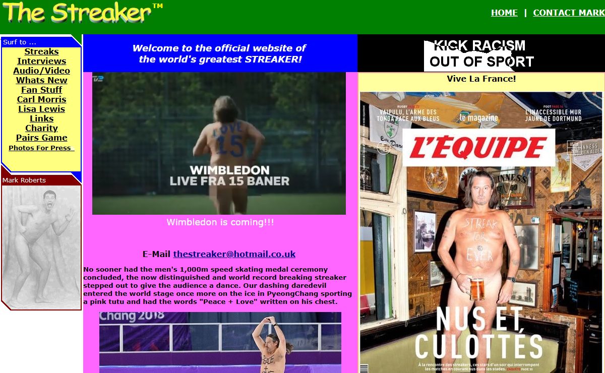 The Streaker - Welcome