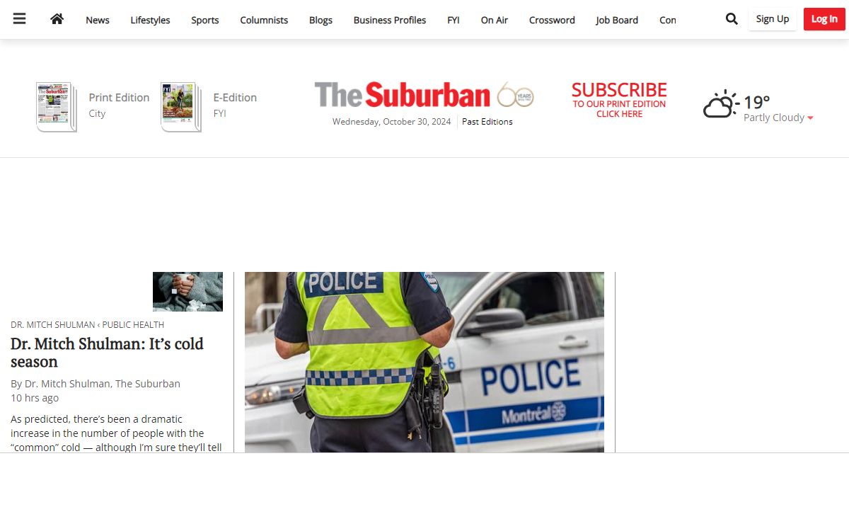 thesuburban.com | Quebec's Largest English Weekly Newspaper