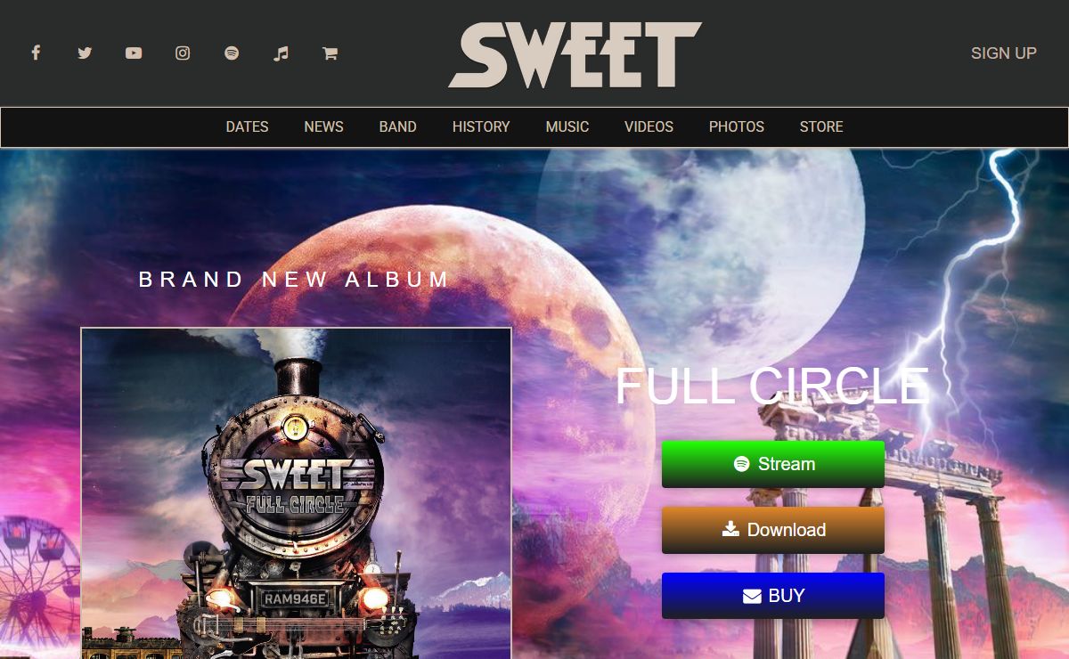 SWEET | New Album "Full Circle"