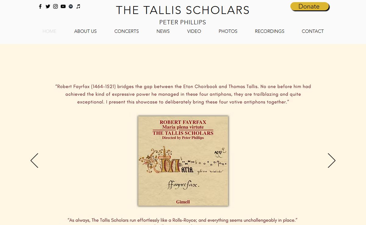 The Tallis Scholars | Home