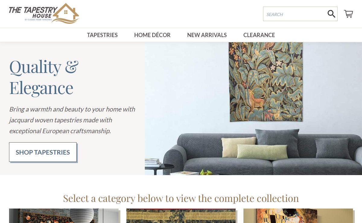 Tapestries - The Tapestry House - Jacquard Woven Tapestries