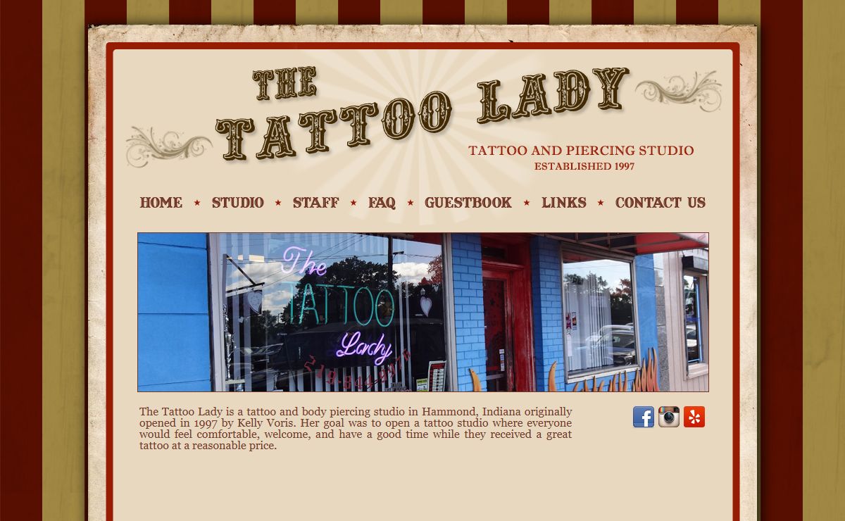 The Tattoo Lady - Tattoo and Body Piercing Studio - Hammond, Indiana