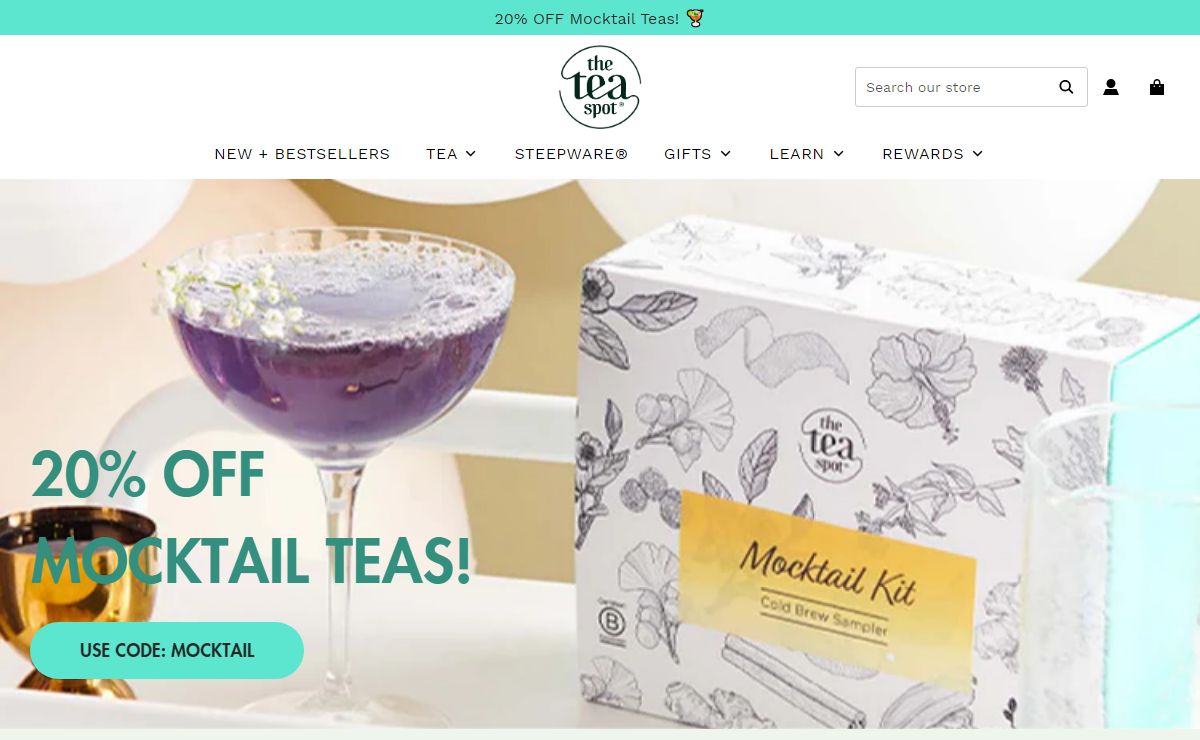 The Tea Spot | Loose Leaf Tea, Pyramid Tea Bags, Steepware & Infusers