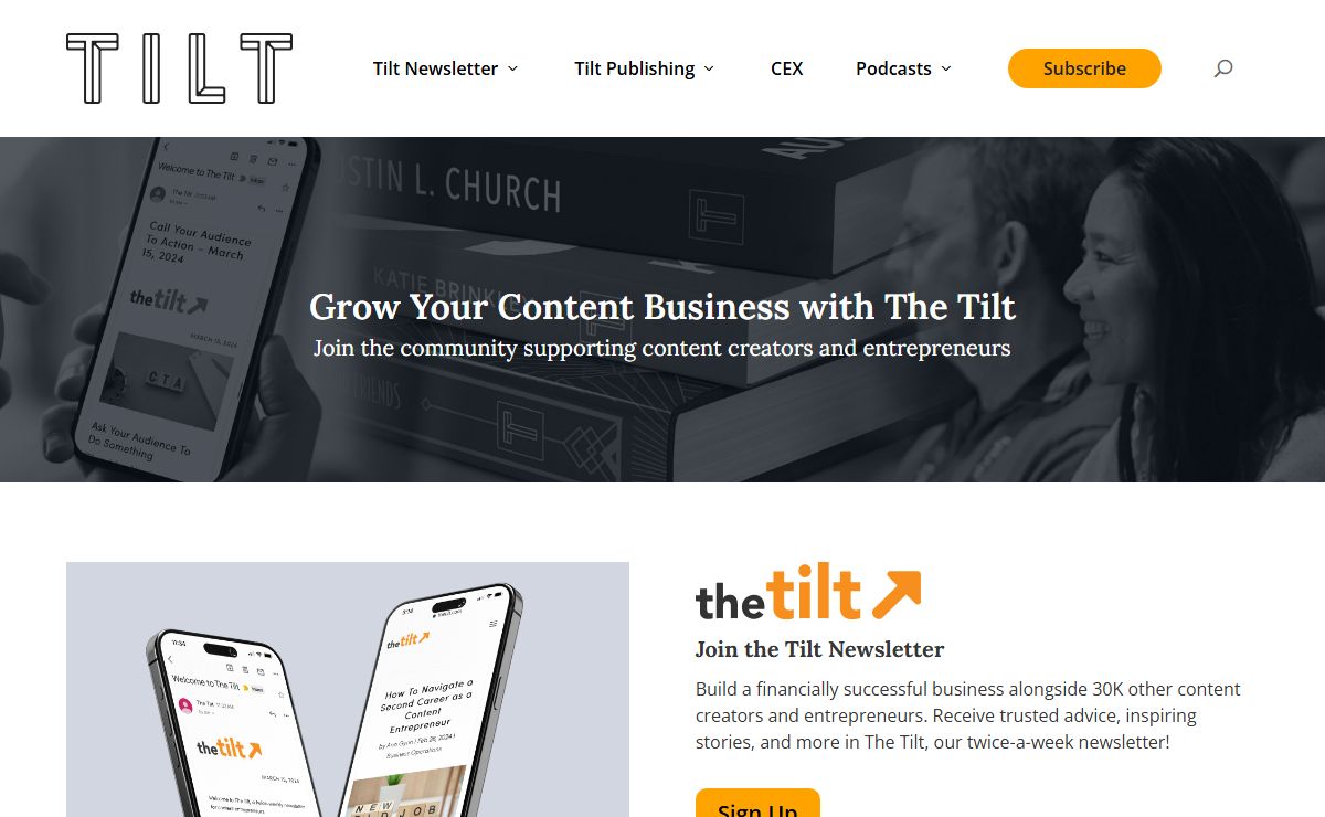 The Tilt: Become a Content Entrepreneur