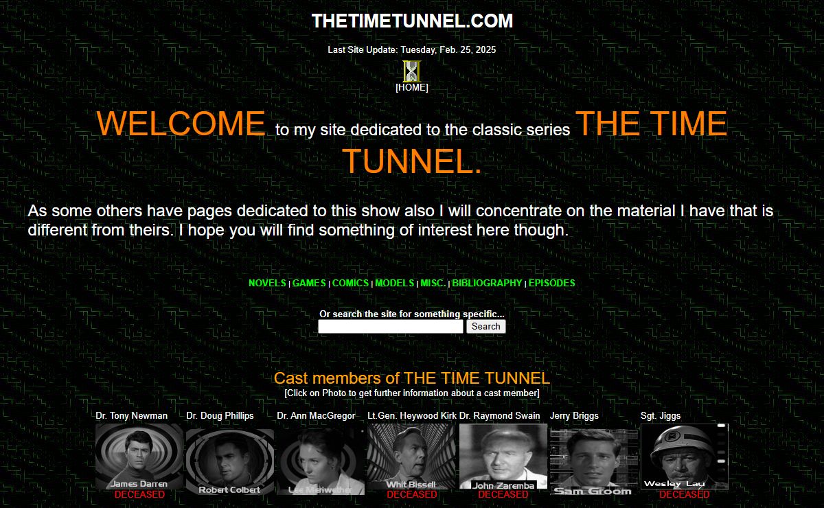 THE TIME TUNNEL - Introduction