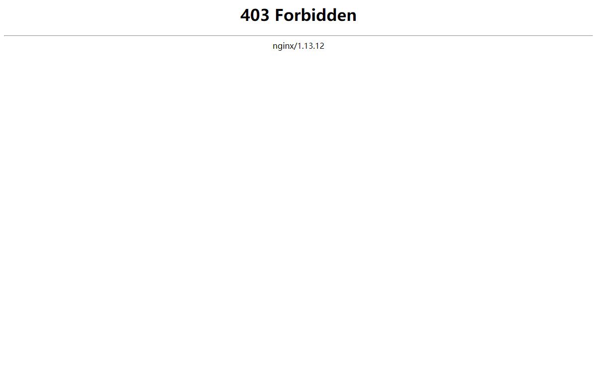 403 Forbidden