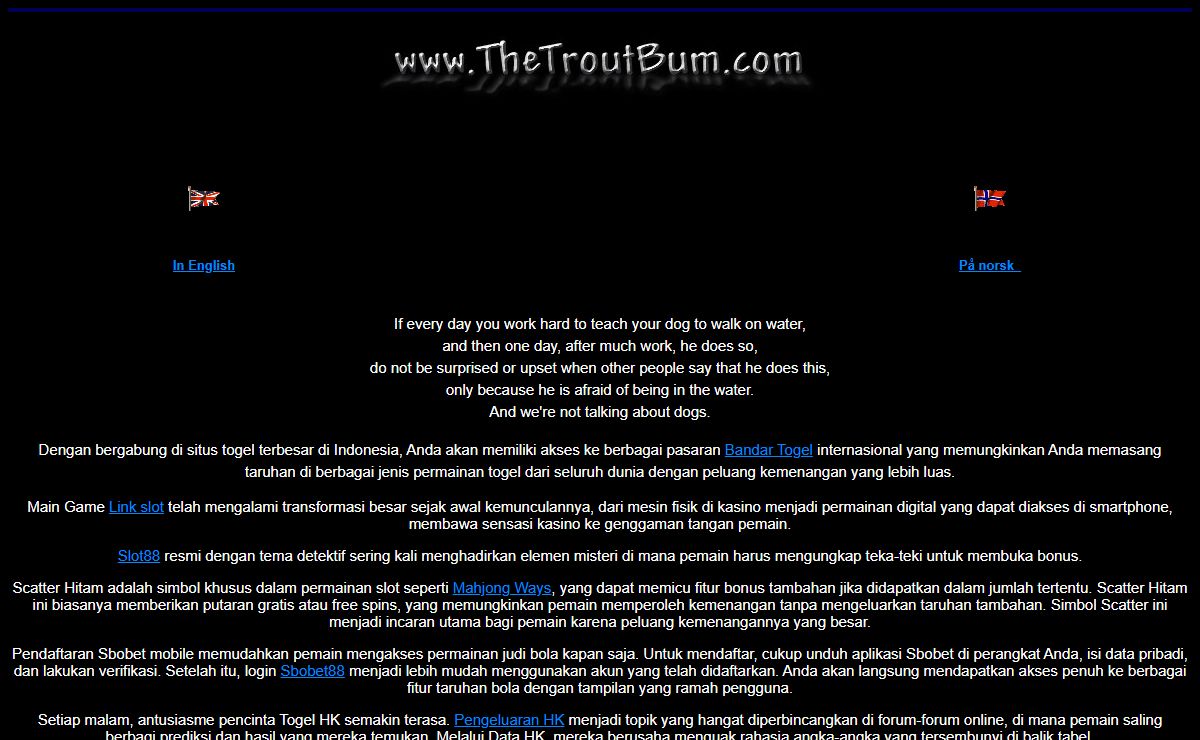 www.TheTroutBum.com