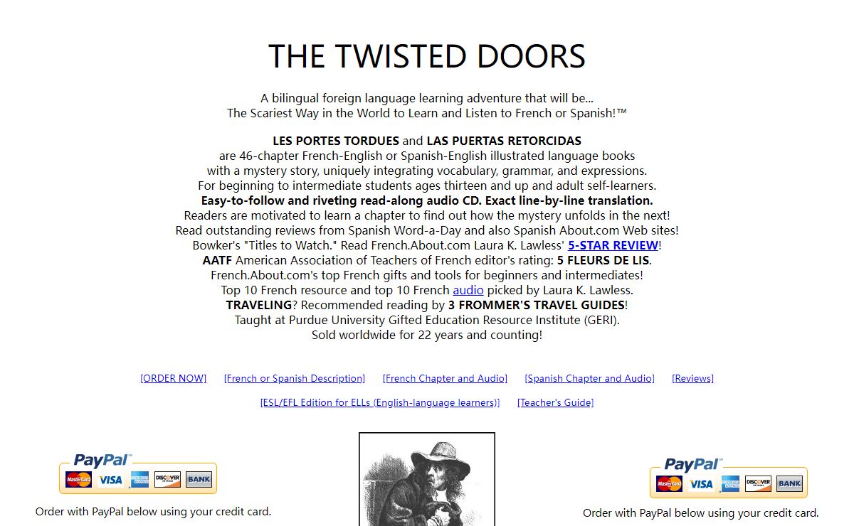 OFFICIAL PAGE of THE TWISTED DOORS: Best Spanish and top ten French language resources and tools!
