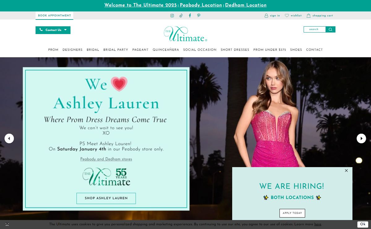 The Ultimate Bridal & Prom Dress Store | Massachusetts Bridal, Prom & Special Occasion Dresses