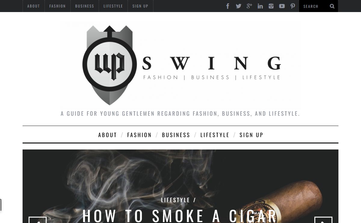 The Upswing Report - A guide for young gentlemen regarding fashion, business, and lifestyle.