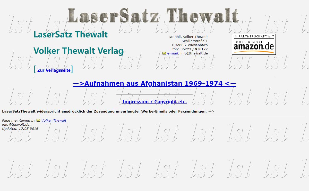 LaserSatz Thewalt, Afghanistan, Pakistan, Photos