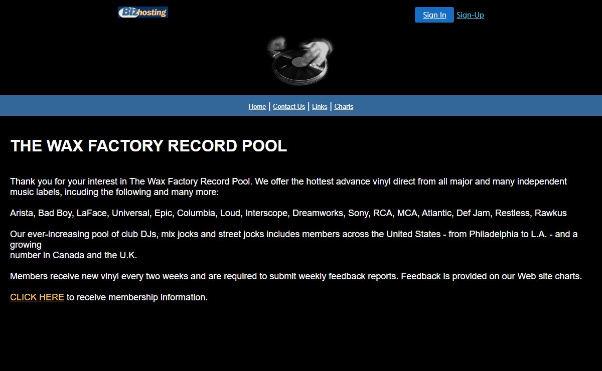 Record Pool Dj Vinyl Wax Factory