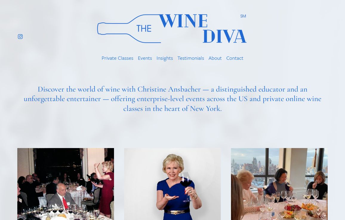 The Wine Diva - Christine Ansbacher