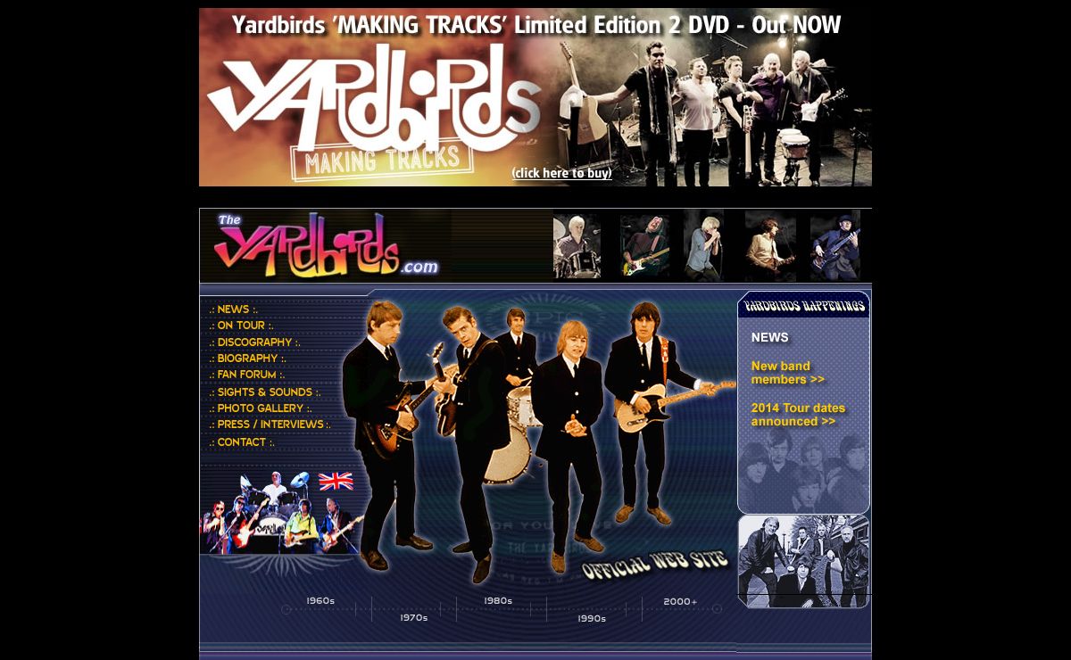 The Yardbirds.com - OFFICIAL WEB SITE
