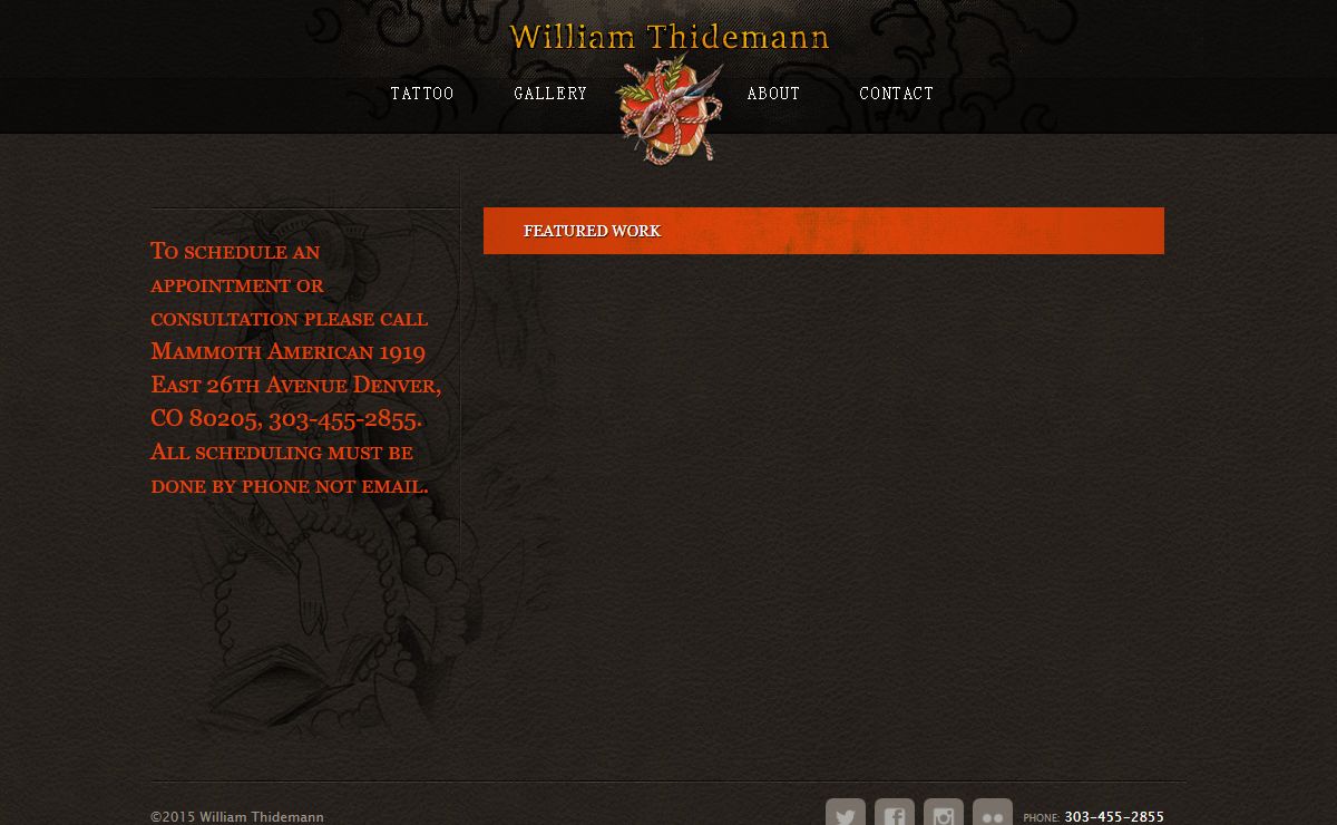 William Thidemann - Tattoo and Art | William Thidemann