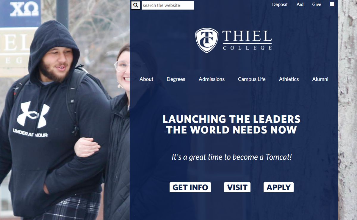 Thiel College - Homepage