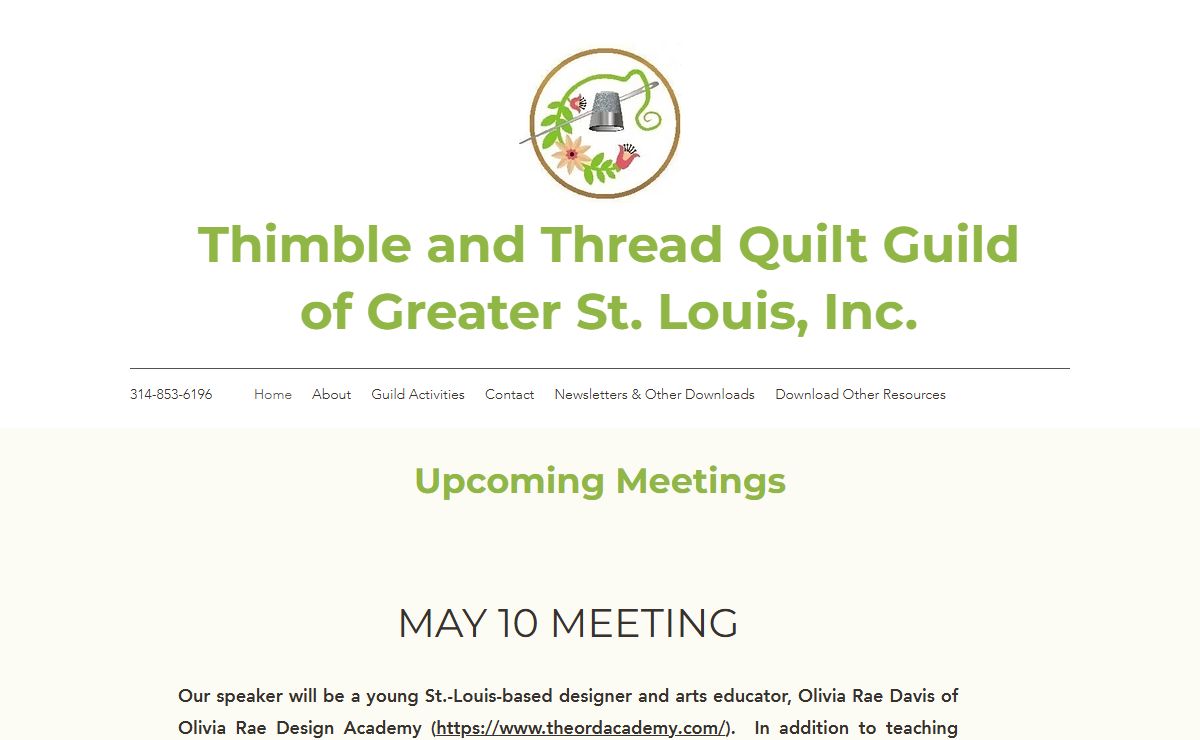 Home | Thimble and Thread Quilt Guild of Greater St. Louis, Missouri