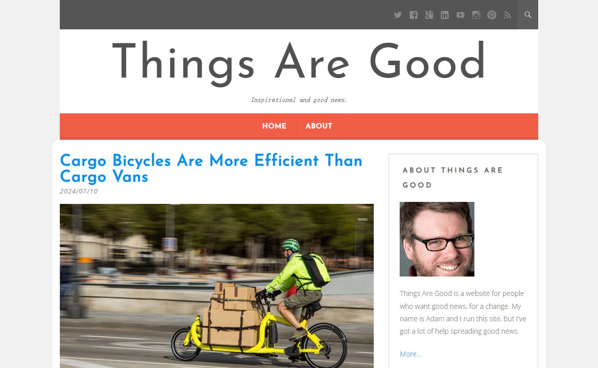 Things Are Good – Inspirational and good news.