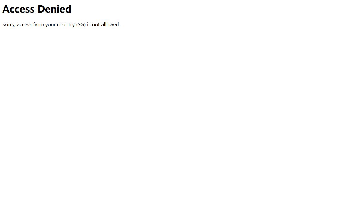 Access Denied