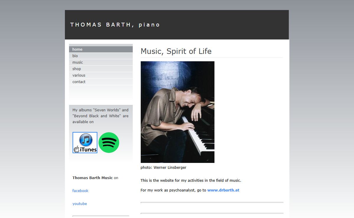 Thomas Barth :: pianist, composer, producer