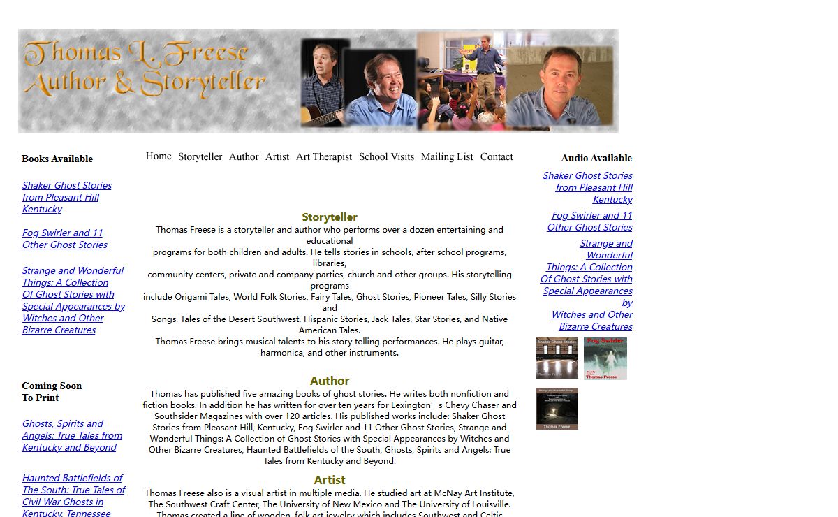 Thomas L. Freese - Artist & Storyteller - Home