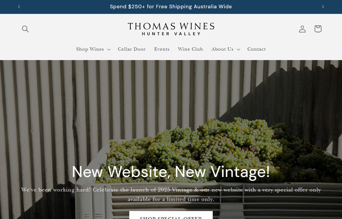 Thomas Wines Hunter Valley