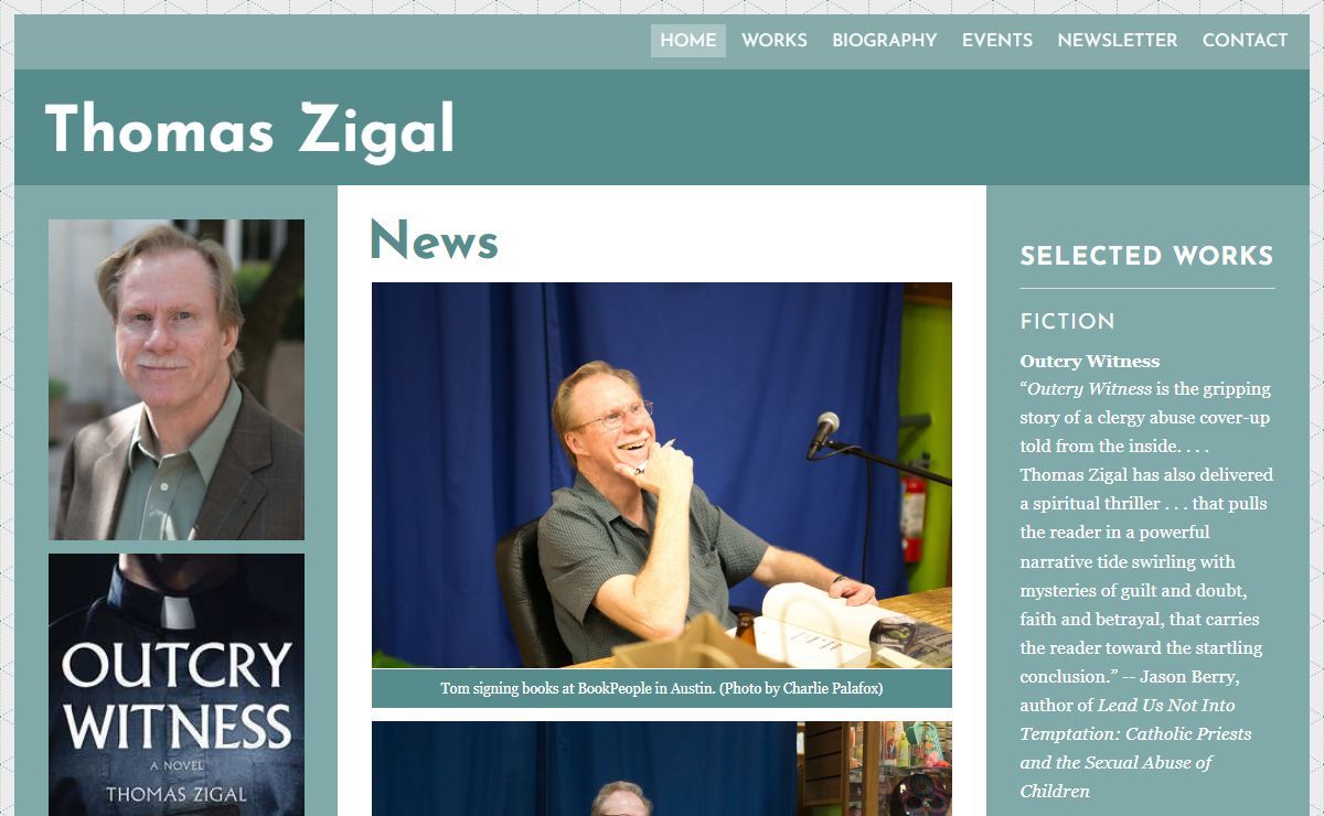 Thomas Zigal - News