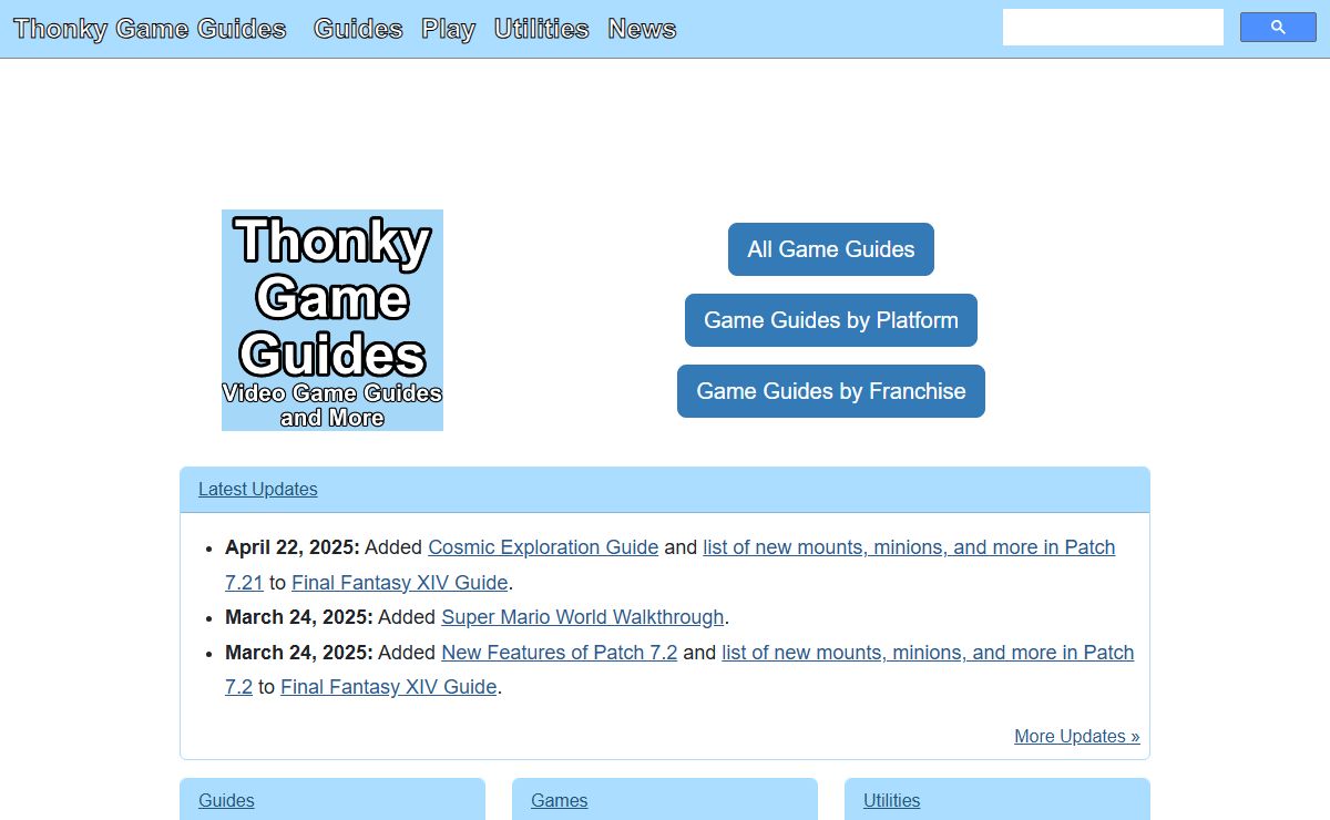Thonky Game Guides - Thonky Game Guides
