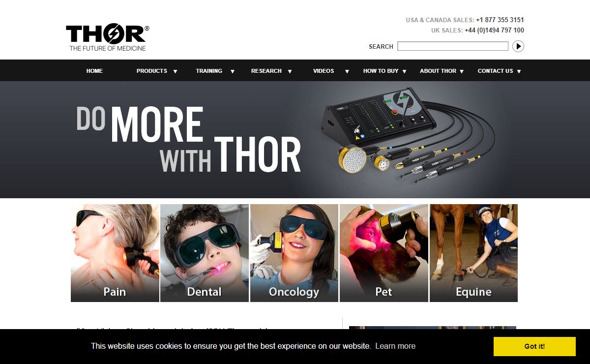 Photobiomodulation (PBM Therapy) Low Level laser Therapy (LLLT) - THOR Laser