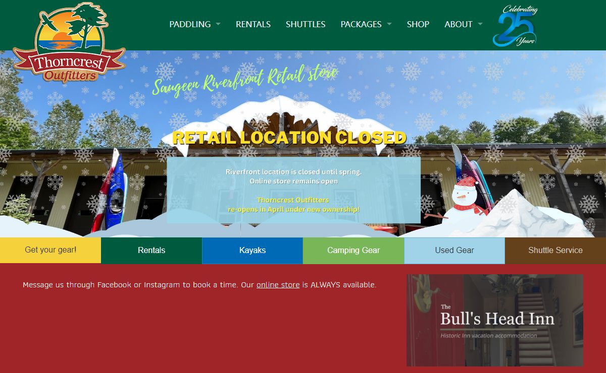 Thorncrest Outfitters - Ontario Outdoor Recreation