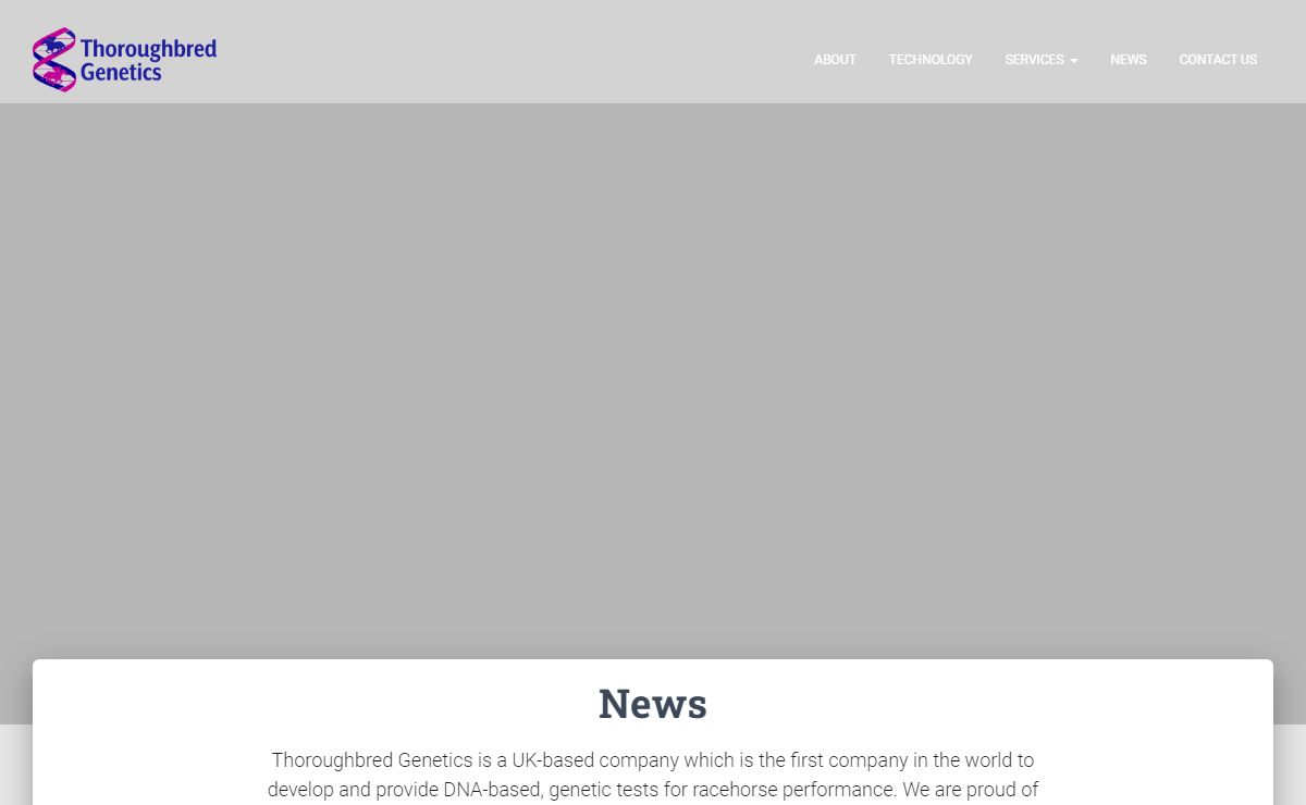 Thoroughbred Genetics – Genetic testing of the thoroughbred racehorse and racing data provision
