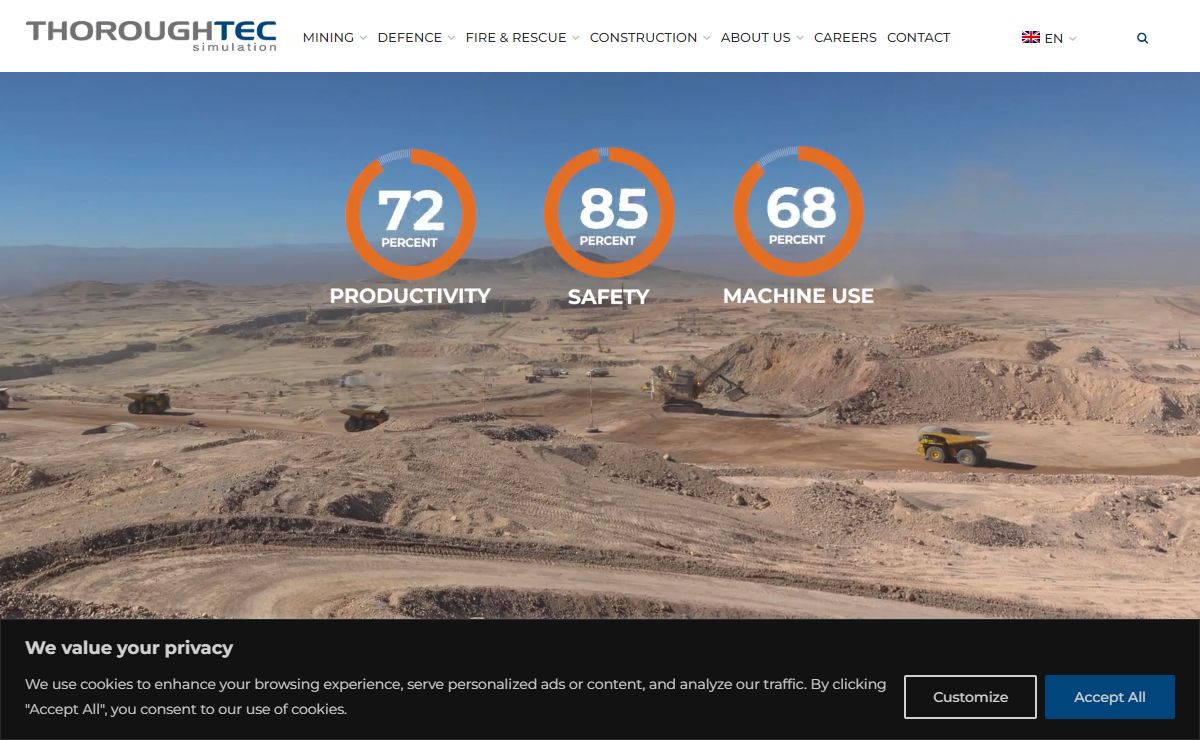 Mining, Military, Fire and Rescue, and Construction Simulators