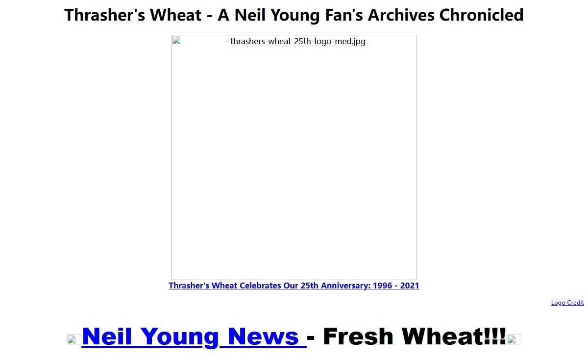 Thrasher's Wheat - A Neil Young Archives