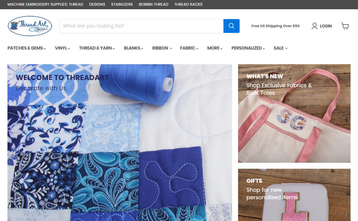 Threadart - One-Stop Shop for Personalization and Supplies — Threadart.com
