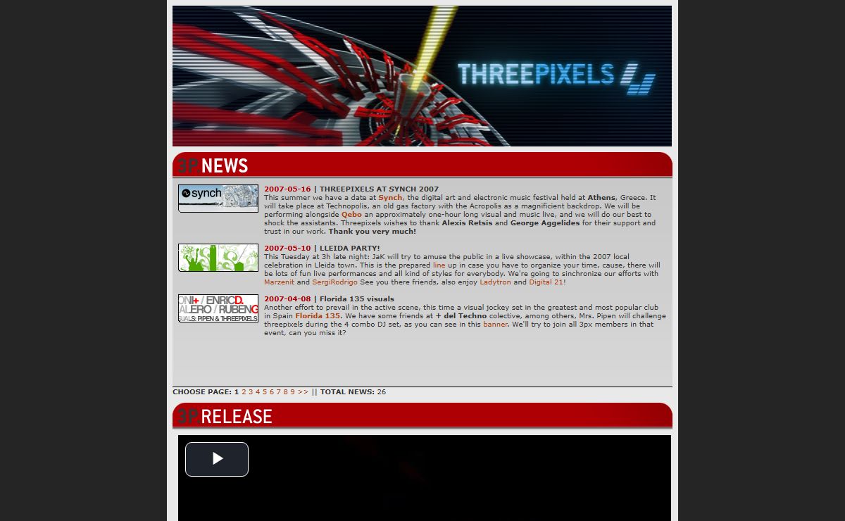 3Px·threepixels [ demoscene/motiongraphics collective ]