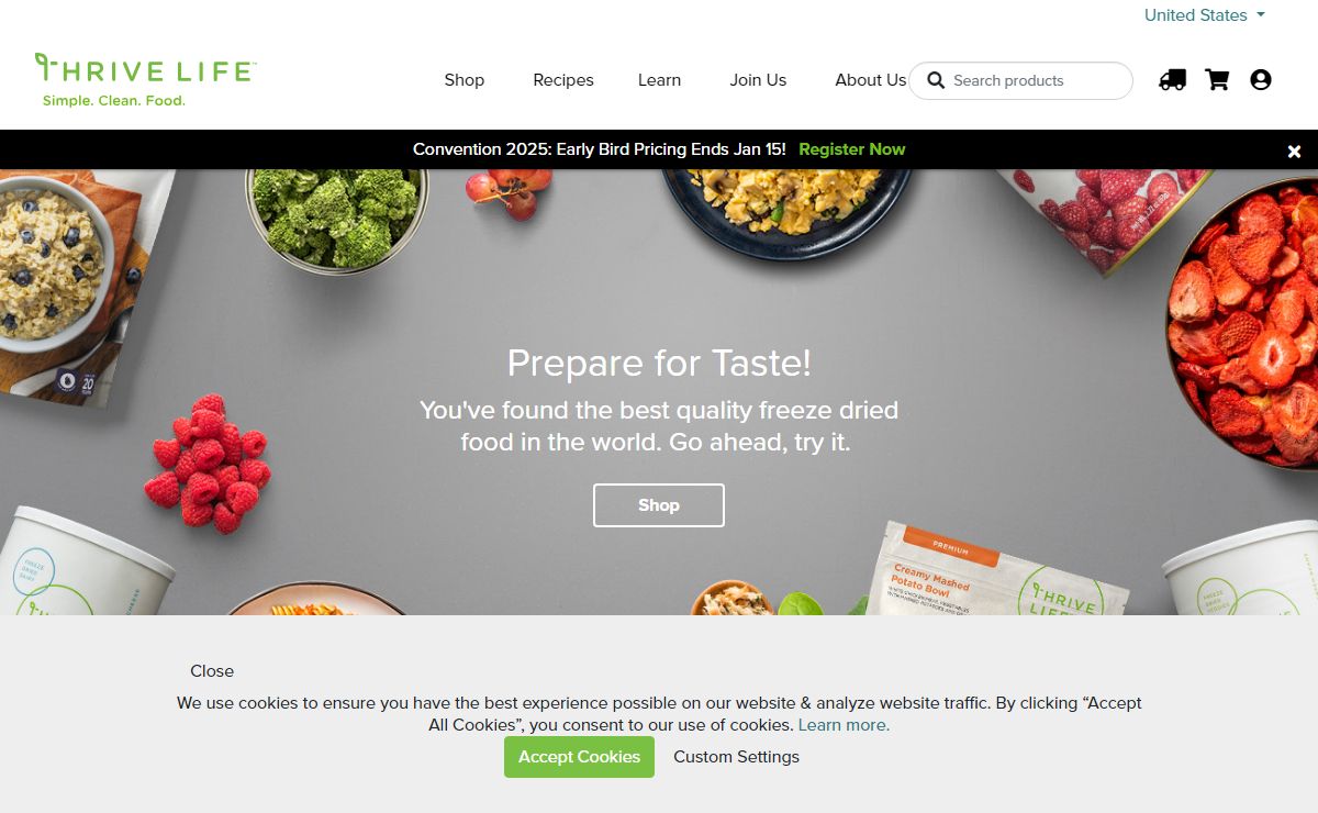 Thrive - Simple. Clean. Food.