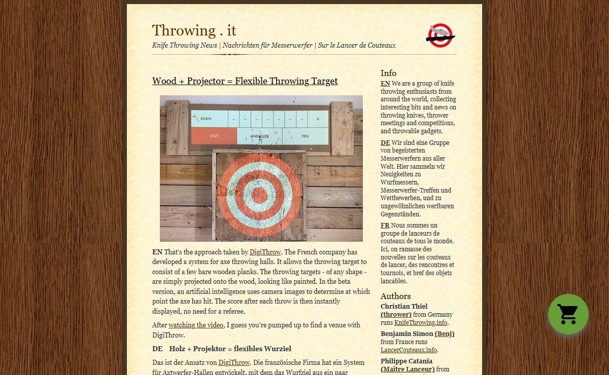 Throwing . it