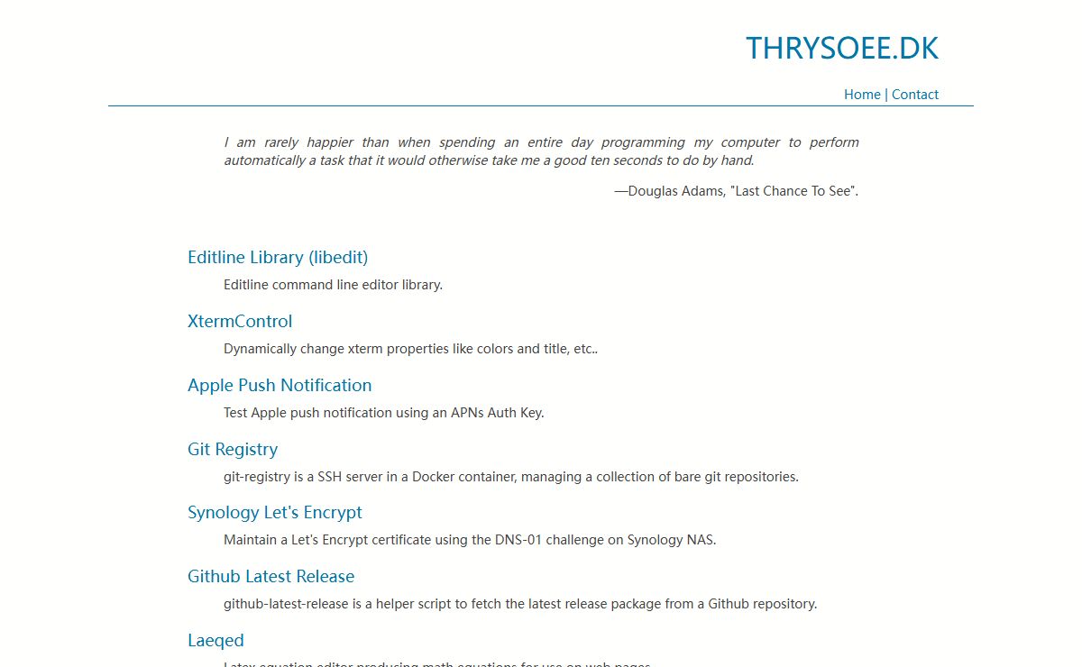 thrysoee.dk