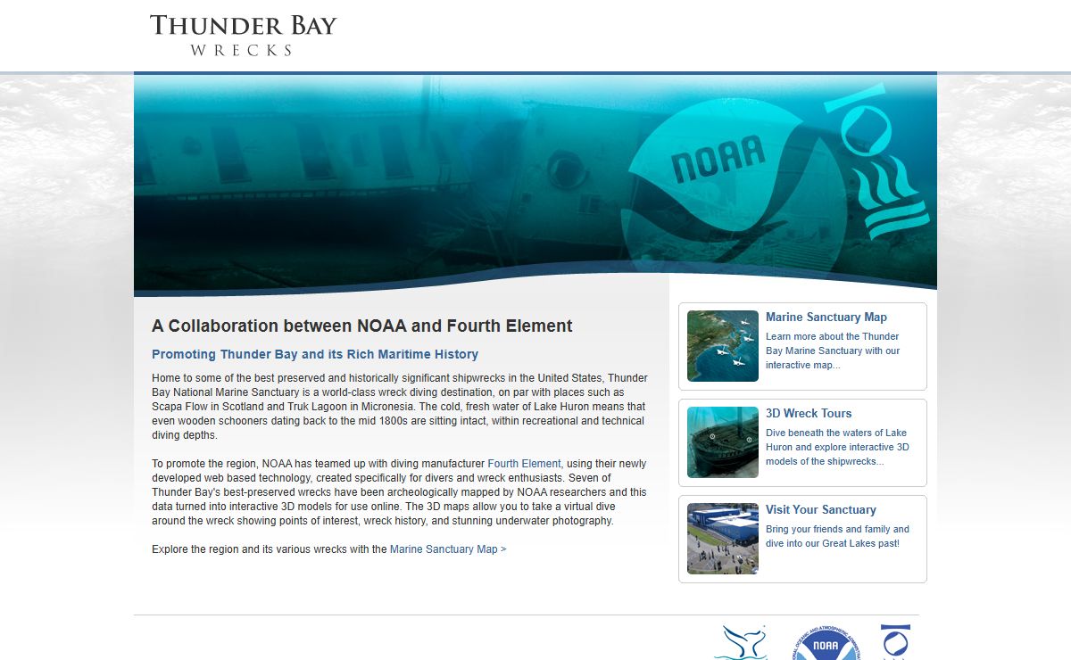 Thunder Bay 3D Wrecks Project | NOAA & Fourth Element