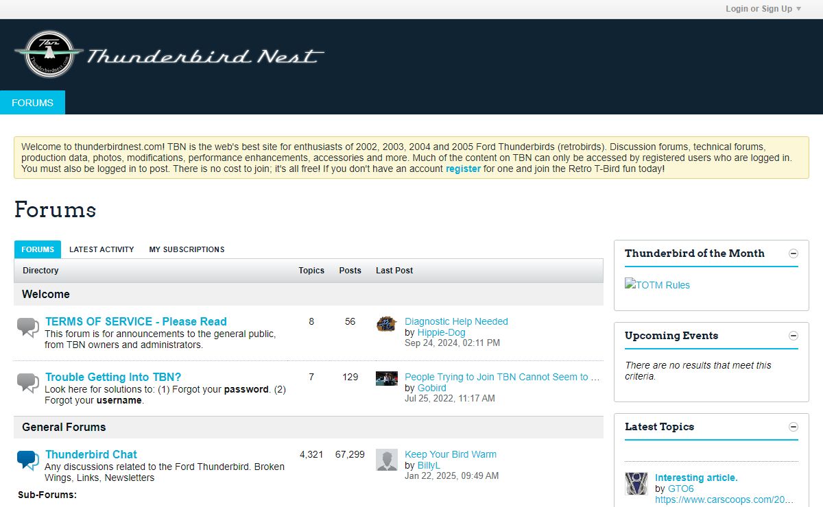 Forums - thunderbirdnest.com - Thunderbird Forums