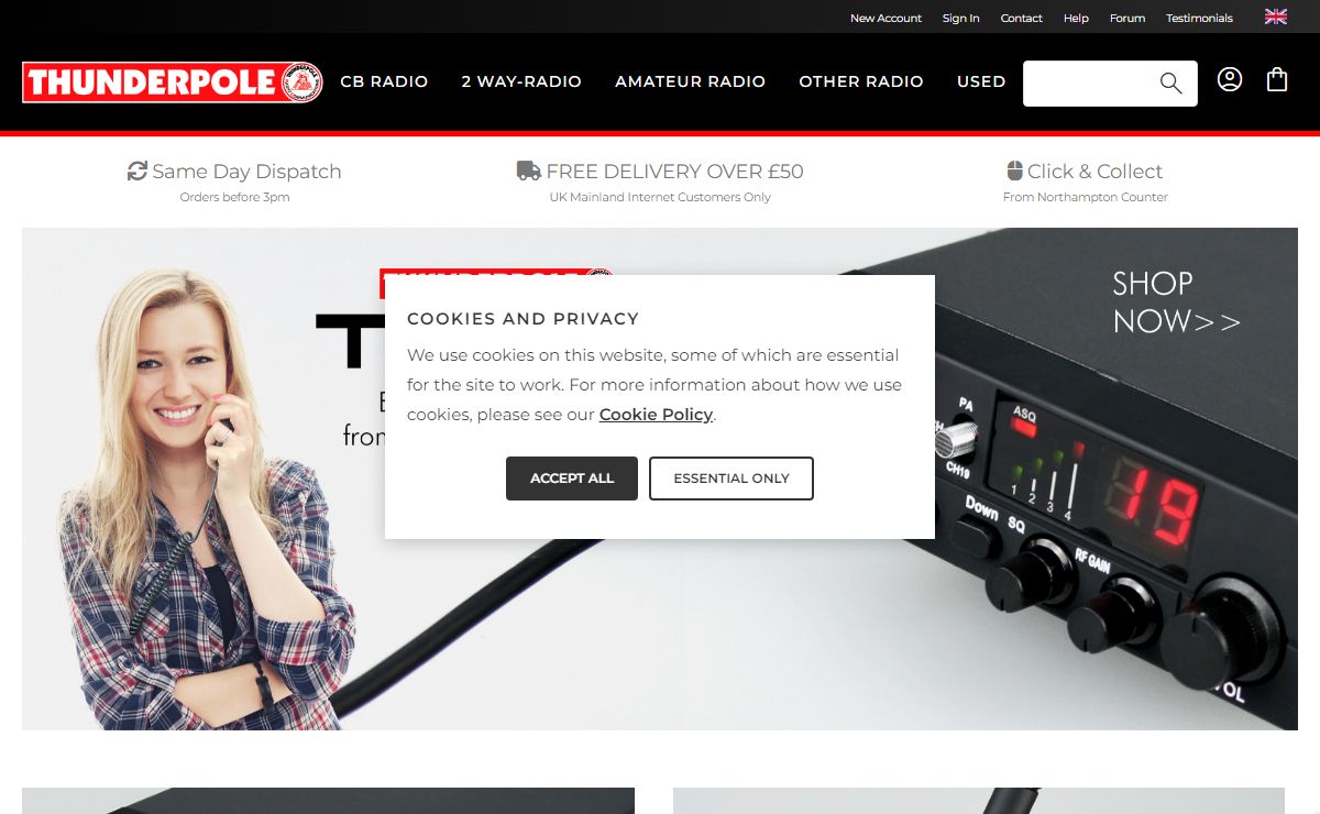 CB Radios, 2 Way Radios & Amateur Radio | THUNDERPOLE