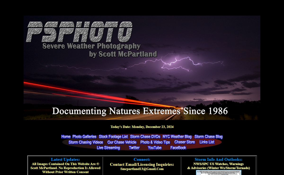 Tornado Videos | Supercell Thunderstorms, Blizzards, Hurricane Stock Video/Footage & Extreme Weather Stock Video Footage by Scott McPartland